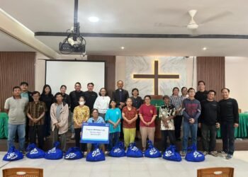 BRI Region 4 Palembang Salurkan Bantuan Sembako ke Enam Gereja